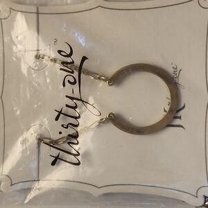 NWT Thirty Ones 35" Gold Tone Dream Catcher Necklace